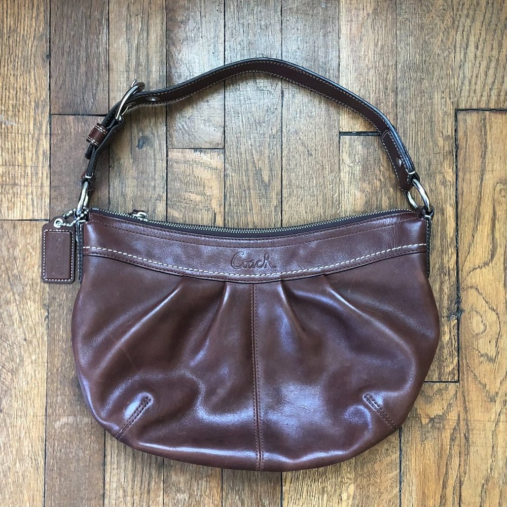 Coach Brown Leather Hobo Bag (Style F13730)
